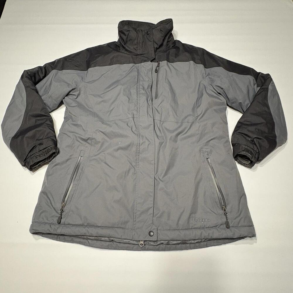 L.L. Bean Women’s Rugged Ridge Parka - Black/Gray XL